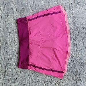 Lululemon Pink/Purple Skort, Women's Size 4 Tall, Excellent Condition